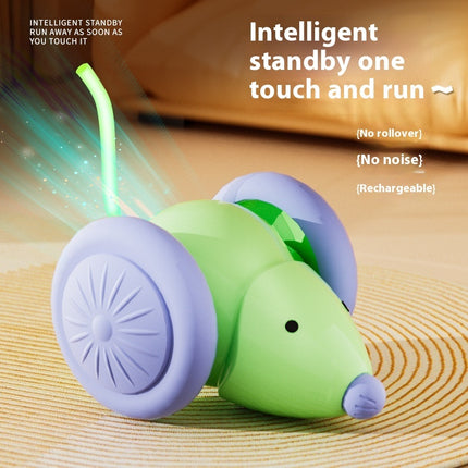 Interactive Electric Cat Toy – Smart Mouse with Obstacle Avoidance