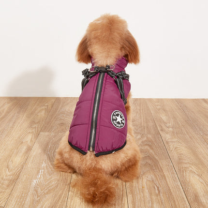 Warm Dog Jacket – Fleece-Lined, Reflective & Padded