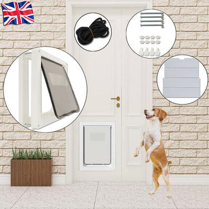 Cat & Small Dog Door – Secure 2-Way Locking Flap