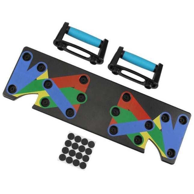 9-in-1 Push-Up Board – Multi-Function Workout Bracket for Home Gym