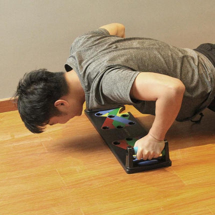 9-in-1 Push-Up Board – Multi-Function Workout Bracket for Home Gym