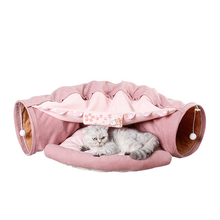 Collapsible Cat Tunnel – Interactive Play Toy for Pets
