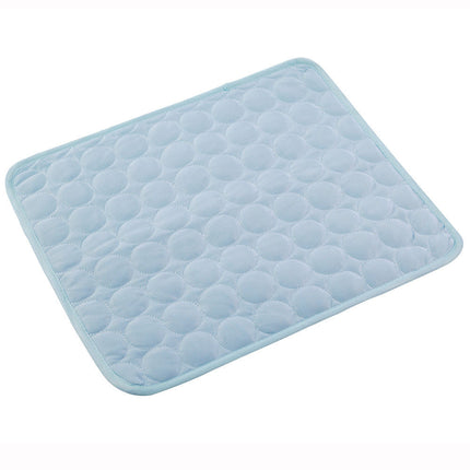 Pet Cooling Pad – Portable Ice Silk Mat for Summer