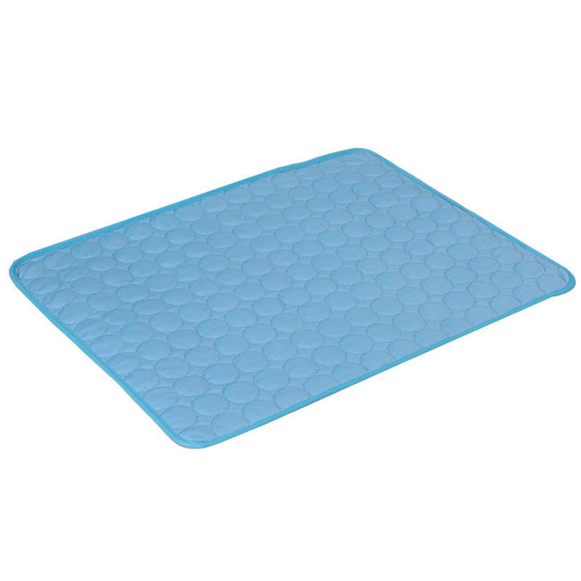 Pet Cooling Pad – Portable Ice Silk Mat for Summer