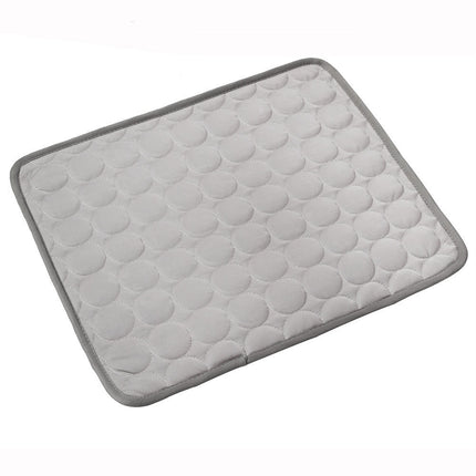 Pet Cooling Pad – Portable Ice Silk Mat for Summer
