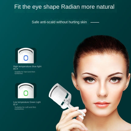 Rechargeable Heated Eyelash Curler – Portable Electric Lash Comb for Long-Lasting Curls