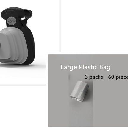 Dog Poop Bag Dispenser – Travel-Friendly with Foldable Scoop