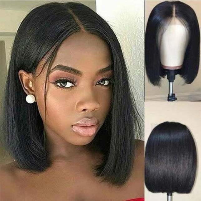 Brazilian Remy Short Bob Wig – Human Hair for Black Women