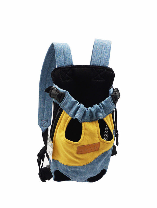 Pet Chest Carrier – Portable Canvas Bag for Small Pets