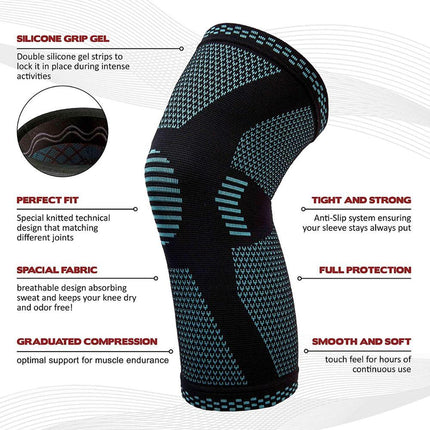 Sports Knee Support – Knitted Compression Pads
