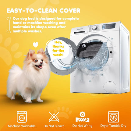 Luxury Washable Pet Bed – 90x70cm Soft Cushion for Dogs & Cats