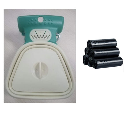Dog Poop Bag Dispenser – Travel-Friendly with Foldable Scoop