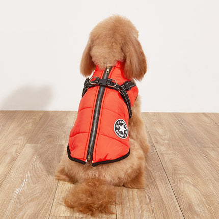 Warm Dog Jacket – Fleece-Lined, Reflective & Padded