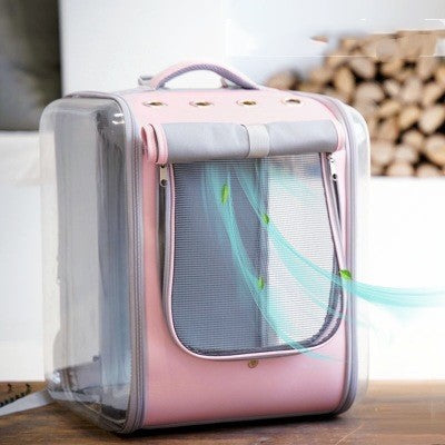 Cat Carrier Backpack – Portable Travel Bag for Pets