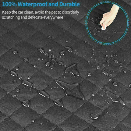 Pet Car Seat Cover – Waterproof Dog Hammock & Safety Protector for Rear Seats