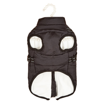 Warm Dog Jacket – Fleece-Lined, Reflective & Padded