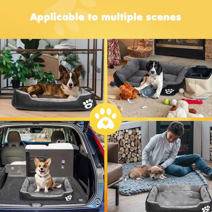 Luxury Washable Pet Bed – 90x70cm Soft Cushion for Dogs & Cats