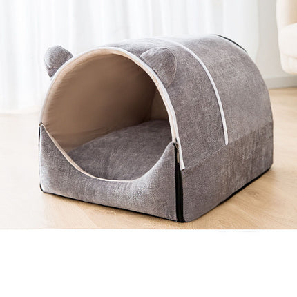The Kennel Keeps Warm In Winter Removable And Washable House Type Enclosed