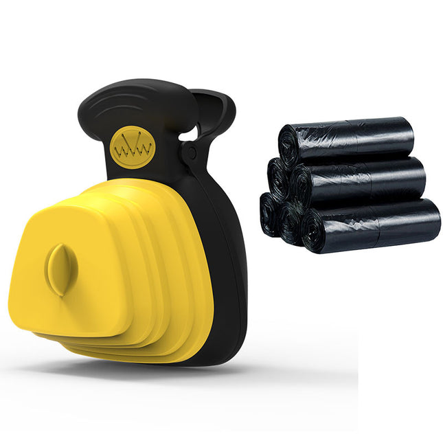 Dog Poop Bag Dispenser – Travel-Friendly with Foldable Scoop