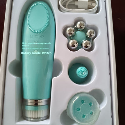 Electric Facial Cleanser – Warm Sensation & Pore Cleansing Tool