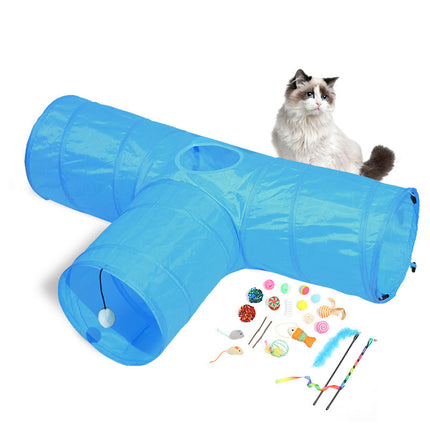 Foldable Cat Tunnel – Interactive Climbing Toy for Pets