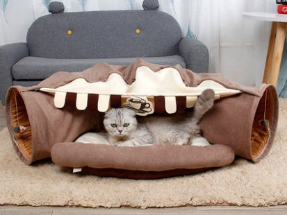 Collapsible Cat Tunnel – Interactive Play Toy for Pets