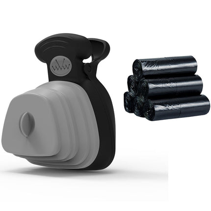 Dog Poop Bag Dispenser – Travel-Friendly with Foldable Scoop