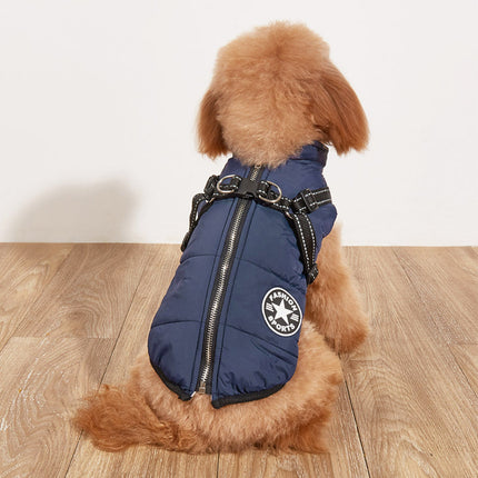 Warm Dog Jacket – Fleece-Lined, Reflective & Padded