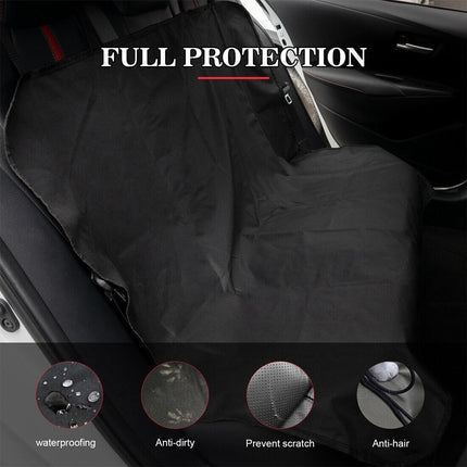 Waterproof Rear Car Seat Cover – Non-Slip Hammock Protector for Dogs & Pets