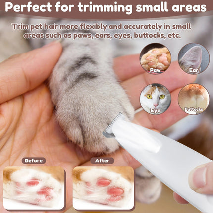 Dog Paw Trimmer – Waterproof with LED Light & Display