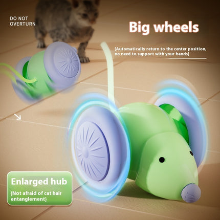 Interactive Electric Cat Toy – Smart Mouse with Obstacle Avoidance