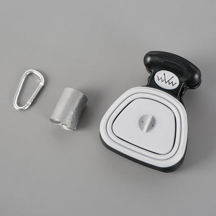Dog Poop Bag Dispenser – Travel-Friendly with Foldable Scoop