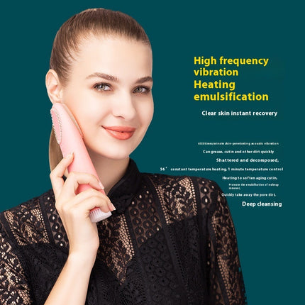 Electric Facial Cleanser – Warm Sensation & Pore Cleansing Tool