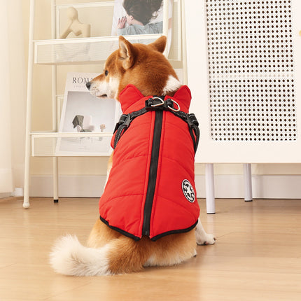 Warm Dog Jacket – Fleece-Lined, Reflective & Padded