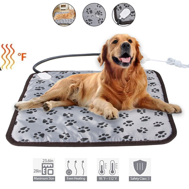 Electric Pet Heating Pad – Waterproof & Chew-Resistant