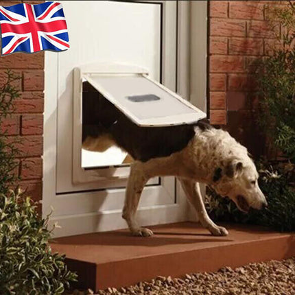 Cat & Small Dog Door – Secure 2-Way Locking Flap