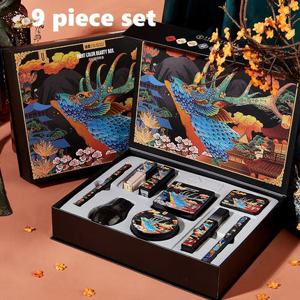 Elk 9-Piece Makeup Set – Includes BB Air Cushion, Face Powder, Lipstick & More | Full Cosmetic Kit for Daily Use