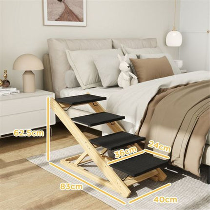 Multifunctional Pet Stairs & Ramp - Safe, Adjustable, and Foldable Design