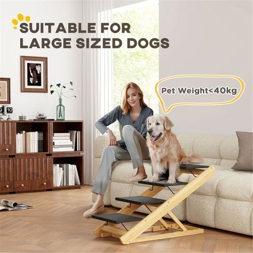 Multifunctional Pet Stairs & Ramp - Safe, Adjustable, and Foldable Design