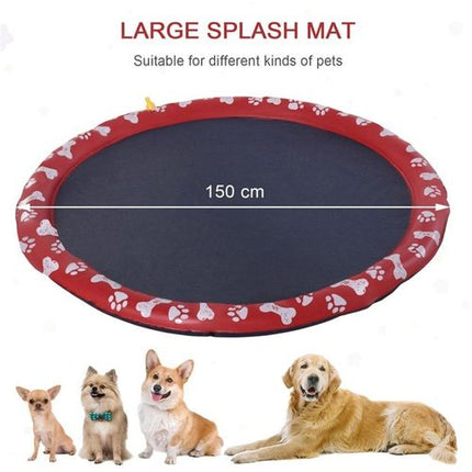 Ultimate 170CM Pet Splash Sprinkler Pad - Keep Your Dog Cool & Happy!