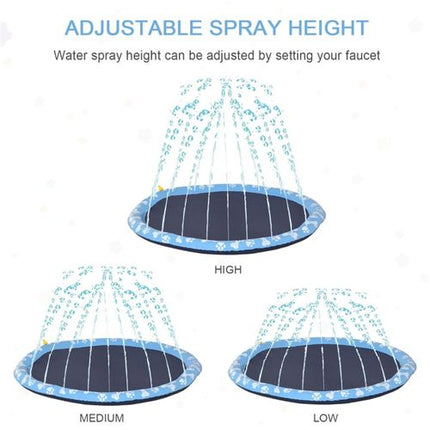 Cool Paws 170CM Splash Sprinkler Pad for Ultimate Pet Fun & Safety