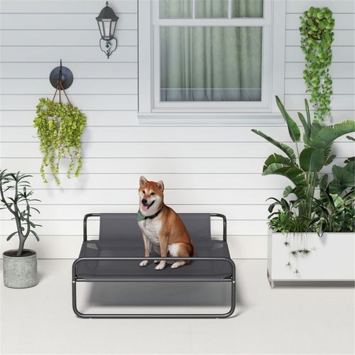 Ultimate Comfort Raised Pet Bed with Breathable Mesh - Ideal for Small Dogs