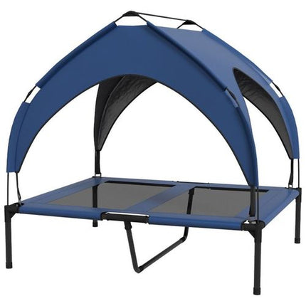 Elevated Pet Bed with Weather-Resistant Canopy – Comfort & Style for Your Dog!