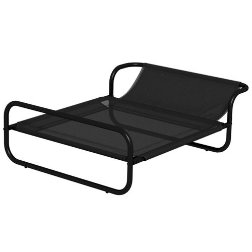 CoolComfort Raised Pet Bed with Breathable Mesh & Adjustable Headrest
