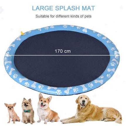 Cool Paws 170CM Splash Sprinkler Pad for Ultimate Pet Fun & Safety