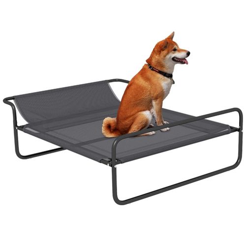 Ultimate Comfort Raised Pet Bed with Breathable Mesh - Ideal for Small Dogs